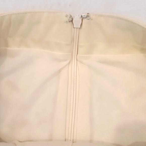 VICI Sequined Cream Mini Skirt Size Small - Picture 6 of 7